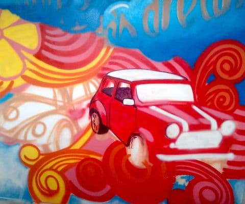 Cholo Apolo painting