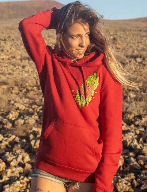 Dewita clothing hoodie flowers