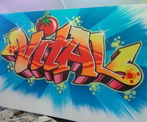 Vital Ingredient street food spray art